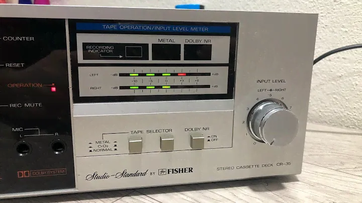 FISHER CR-35 CASSETTE DECK PART 2 BÖLÜM 2 maintenance repair