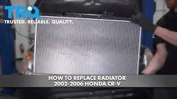 Как заменить радиатор Honda CR-V 2002-2006 гг.