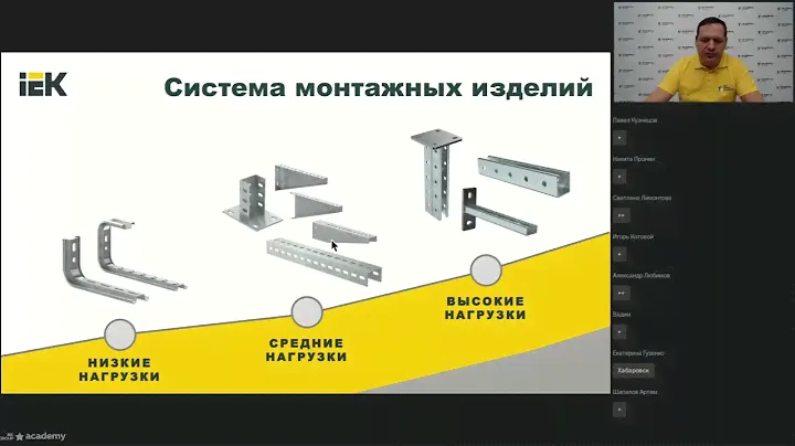 МКНС. Металлические кабеленесущие системы. Академия IEK GROUP.