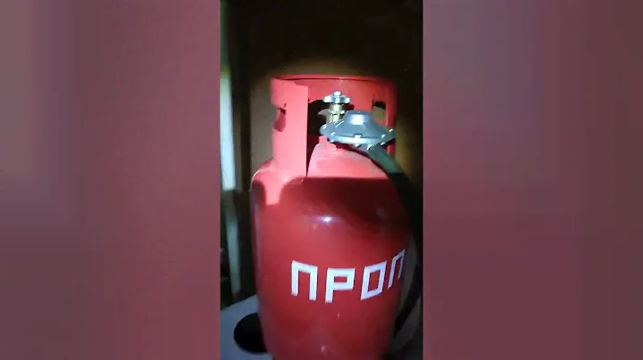 Система отопления на пропане. Собрана на ПНД трубе и на ПНД фитингах. Эксперимент.