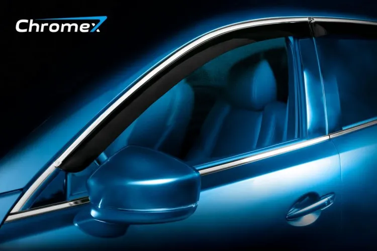Дефлекторы окон CHROMEX с хром. молдингом HONDA CR-V V 2016--0
