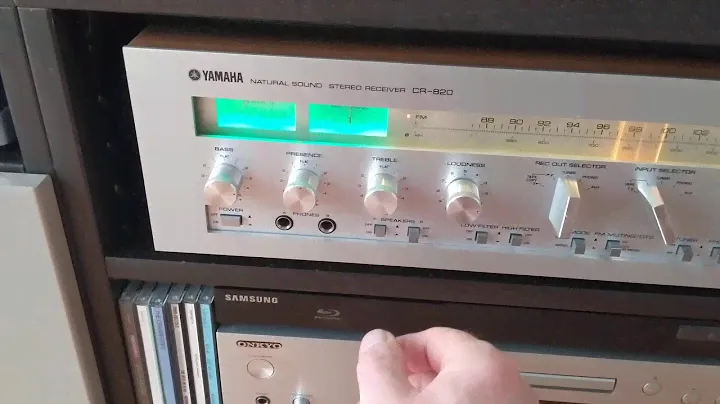 Yamaha Stereo Receiver CR 820 with HiFi Dreiweg-Box RL-60 vol. 1