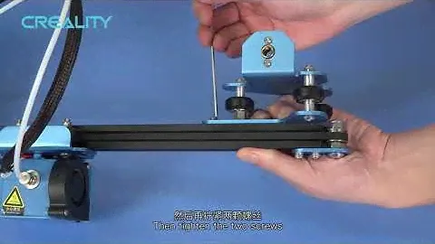 CR-10 V2 adjust X-axis level tutorial 1