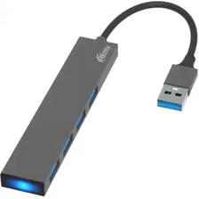 USB-хаб Ritmix CR-4404 серый 4xUSB