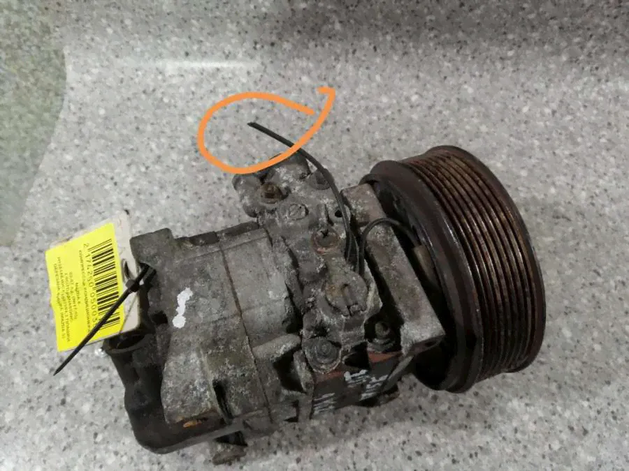 Компрессор кондиционера Mazda 5 CR 2007г. (артикул RA-17425005003_1)-1
