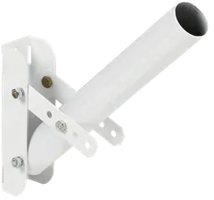 LDKU0D-CR-48-0350-23-K01 Кронштейн КР-2М D=48 L=350 монтаж. лента рег. угол белый IEK