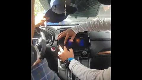 Información VIS en el navegador, Honda CRV