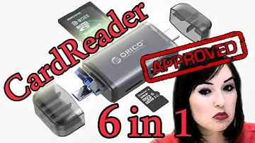CardReader 6 in 1 ORICO Unboxing & Full Review Flash Memory Type С Micro Usb 3.0 Micro SD TF OTG