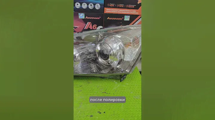 Замена линз на bi led honda cr-v,как улучшить свет в авто