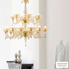 Sylcom 1380-12-6 D CR-ORO — Светильник потолочный подвесной Soffio 1380-12-6 D CR-ORO
