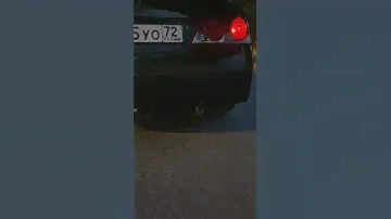 Звук выхлопа Прямоток HKS Hi-Power bass+ на Honda Civic в реальном времени