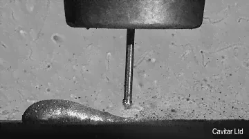 Reveal the spatter in additive manufacturing with CMT process (slow motion)