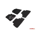 3D ворсовые коврики для HONDA CR-V IV (2012-2016) Черные