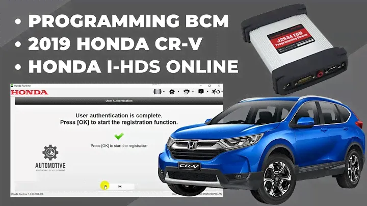 PROGRAMMING BCM | 2019 HONDA CR-V | HONDA I-HDS ONLINE