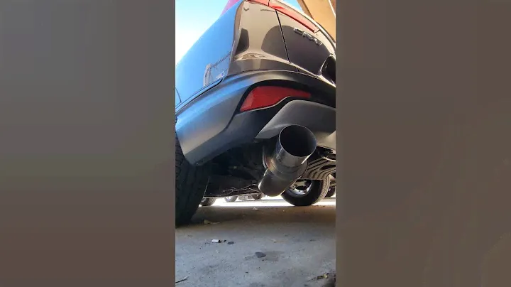 2019 honda CR-V resonator delete + 4' muffler