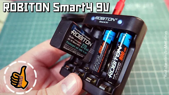 ROBITON Smart4 9V - Зарядка для Крон и AA, AAA (USB)