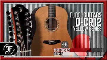 Furch D-CR12 Yellow 12 String Guitar with Western Red Cedar over Indian Rosewood #93771