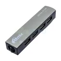 USB-HUB (разветвитель) Ritmix CR-2406 (4 порта), USB 2.0 (0.1 м)