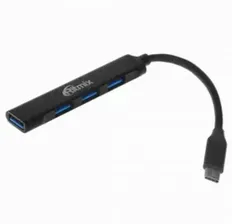 Type-C Хаб Ritmix CR-4401 Metal