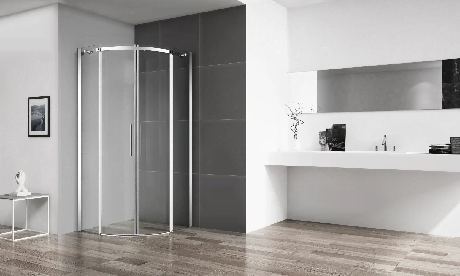 Душевой уголок BelBagno Acqua 100 см х 100 см ACQUA-R-2-100-C-Cr-1