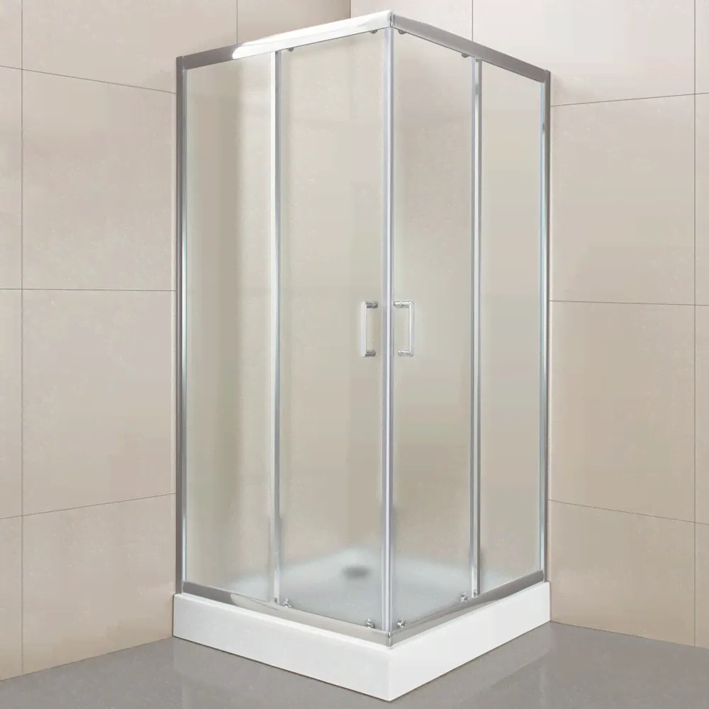 Душевой уголок BelBagno Uno 195 A 2 95 P Cr стекло текстурное UNO-195-A-2-95-P-Cr-0