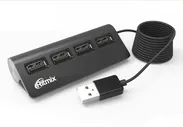 Хаб RITMIX CR-2400 Black, USB