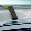 Багажник Ficopro (черный) на рейлинги для Mazda 5 1 (CR) минивэн 2005-2010