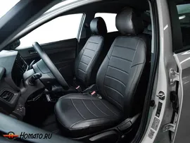 Чехлы на сиденья Honda CR-V IV 2012-2016 | экокожа, Seintex