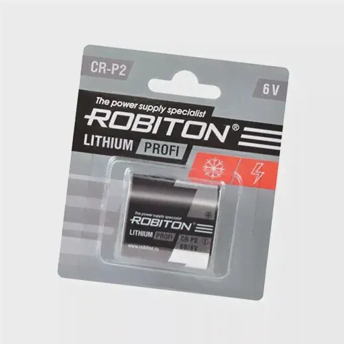 Батарейка ROBITON Lithium Profi CR-P2, в упаковке: 1 шт.