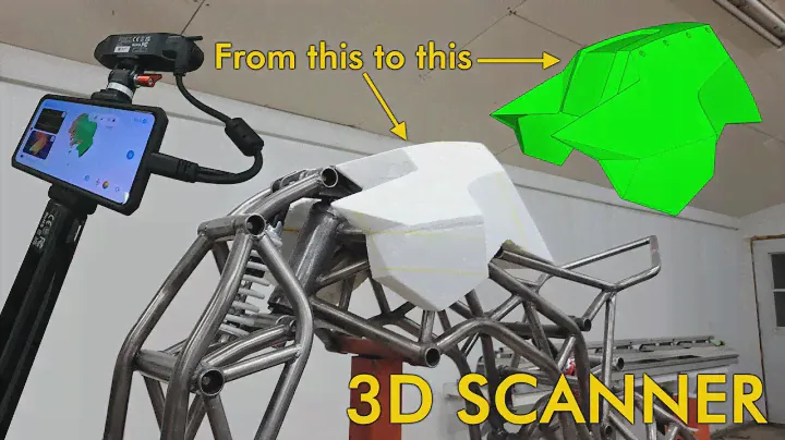 Making An Electric Motorcycle Fairing W/ The CR-Scan Ferret - Creality 3D Scanner Review, Pt 1