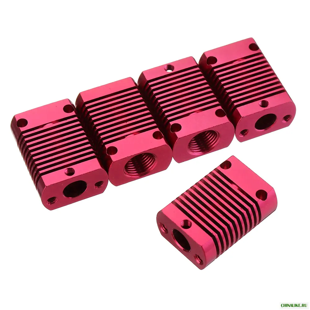 5Pcs 27 * 20 * 12mm Алюминиевый радиатор охлаждения радиатора Блок для 3D принтера серии CR-10/Ender-3 MK10 Экструдер-0