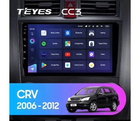 Штатная магнитола Teyes CC3 Honda CR-V 3 (2006-2012)