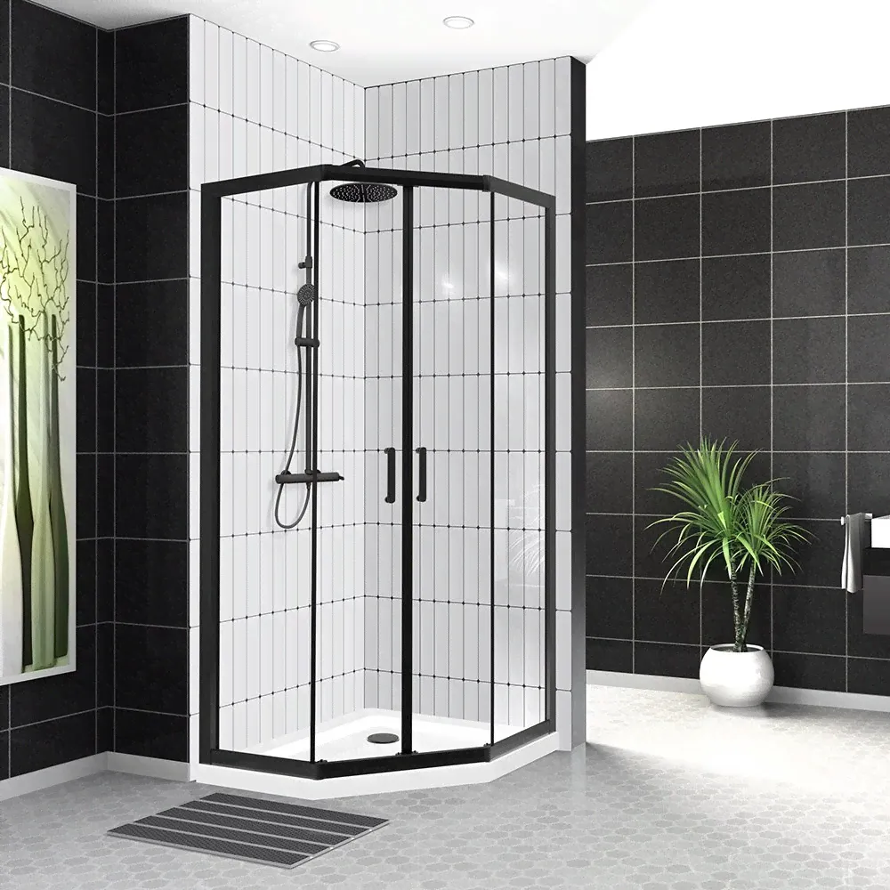 Уголок душевой BelBagno Uno-195 900x900x1950 UNO-195-P-2-90-C-Cr-0