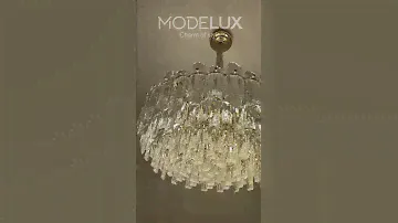 Бренд MODELUX / Коллекция подвесных люстр Арт. ML.7083, золото, диаметр 80 и 60 см