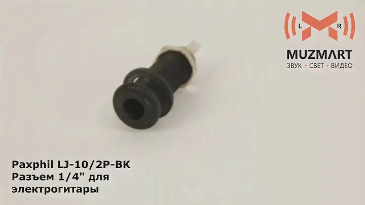 Paxphil LJ 10 2P BK Разъем для электрогитары