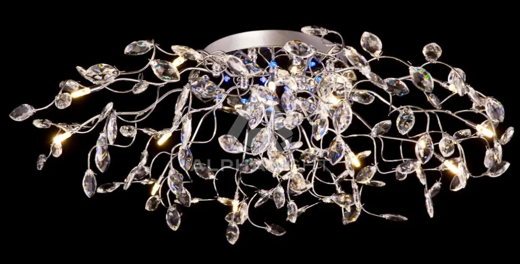 Люстра 18534/16 RBP LED CR+WT 18534 Veneto Luce-0