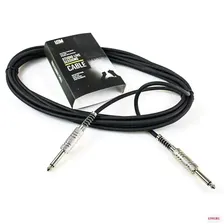 Акустический кабель инструментальный jack 6.3 mm 1/4 mono 3 м Leem CR-10 // шнур для электро гитары и музыкальных инструментов