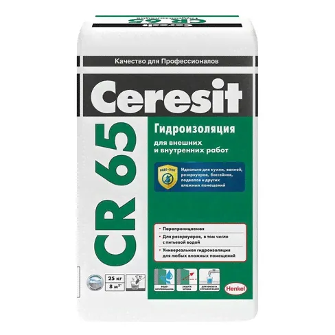 Жесткая гидроизоляция Ceresit CR 65 5 кг-0