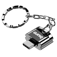Кард-ридер внешний USB 2.0 Buro BU-CR-201, черный
