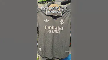 Real madrid third kit new season 2024-25 available in  player's Replica Quality. #printfolio_jersey