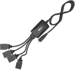 Разветвитель USB Ritmix CR-2405 black (USB хаб) 4 порта USB (15119259)