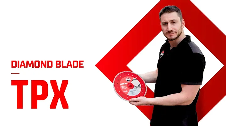 Enjoy the long life of RUBI's TPX Blade and Cut THICK Porcelain