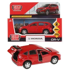 Технопарк Машина металлическая HONDA CR-V 12см красный инерционная CR-V-RD