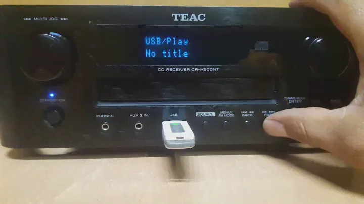 TEAC CR-H500NT prueba de funciones.
