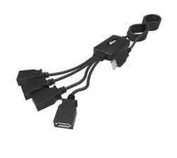 USB-разветвитель RITMIX CR-2405 черный
