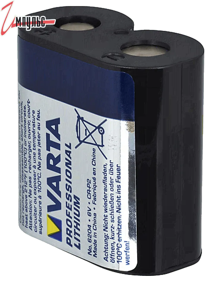Батарейка литиевая CR-P2 6V VARTA