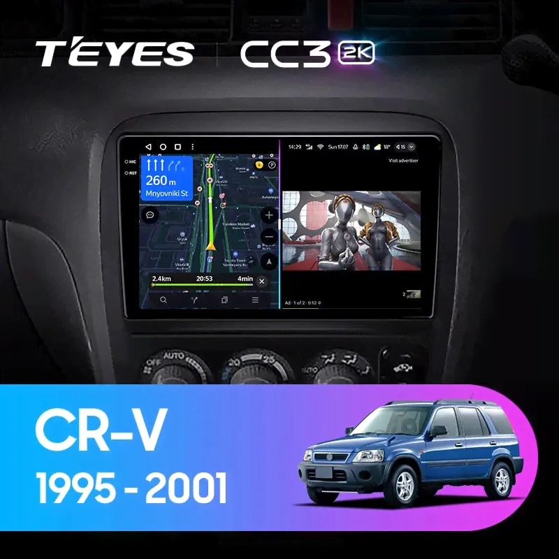 Teyes CC3 2K 6/128 Honda CR-V (1995-2001)