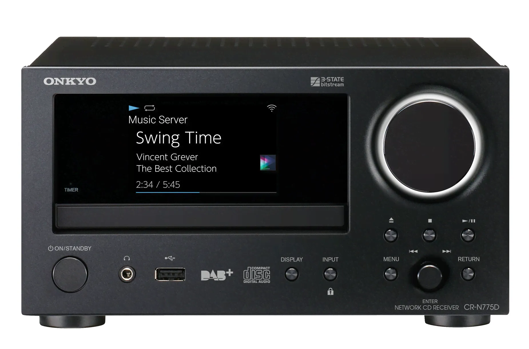 CD-ресивер с сетевыми функциями Onkyo CR-N 775D black