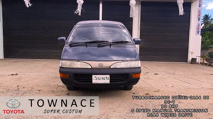 Toyota Townace Super Custom Cinematic Walk-through with POV drive and Startup+Engine/Exhaust notes