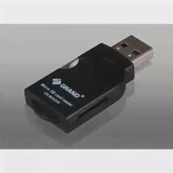 Картридер, USB-хаб Grand CR-Mini220 цена, купить в Москве, отзывы, характеристики, обзор-0